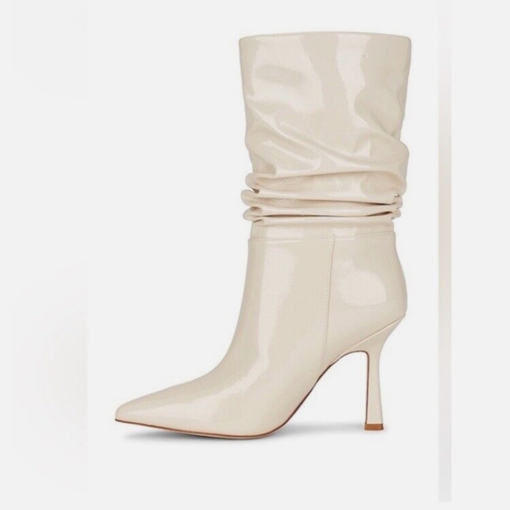 Jeffrey Campbell Guillo Boot in Ivory Patent Size 8.5 - Picture 4 of 6